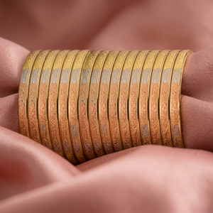 กำไลข้อมือชุบทองสามสี ORO-Z สำหรับผู้หญิง สไตล์วินเทจ เครื่องประดับแฟชั่น ดีไซน์คลาสสิก - Product Image 2