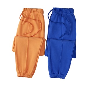 Wholesale 2025 Unisex Solid Jogger <b>Pants</b> High Quality 100% Cotton Sweat <b>Pants</b> Quick Dry Feature Logo Decoration Custom XL Men - Product Image 1