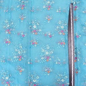 Premium Sequence Embroidery Fabric For Women Fashion Wear Designer <b>Garments</b> Party Wear Dresses Kaftan Abaya Bridal Wear - Product Image 6
