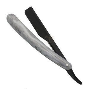 Navajas de Afeitar Profesionales para Hombre con Estilo, Navajas Rectas de Barbero con Mango de Plástico - Product Image 2