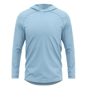 เสื้อฮู้ดดี้ตกปลาสำหรับผู้ชาย โพลีเอสเตอร์ 100% UPF 50 ประสิทธิภาพสูง แห้งเร็ว ระบายอากาศได้ดี ป้องกันแสงแดด - Product Image 1