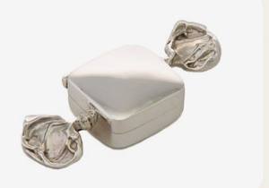 Mini Rectangle Metal Pill Box Eco-Friendly Lightweight Portable Medicine Holder Jewelry <b>Bag</b> <b>Storage</b> American Style - Product Image 4