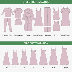 Chemise de nuit en dentelle pour femme en spandex/coton/fibre de bambou, avec taille élastique, respirante et à séchage rapide - Product Image 4