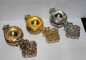 Handmade Brass Tea Strainer For Loose Leaf Tea Brewing Premium Quality Brass Tea Strainer For Daily Kitchen Use at low price - Product Image 6