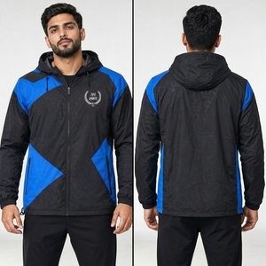 Ropa Casual para Entrenamiento al Aire Libre con Chaqueta Cortavientos Impermeable para Hombre OEM, Prenda Exterior Ligera de Poliéster, Transpirable y Resistente al Viento - Product Image 6
