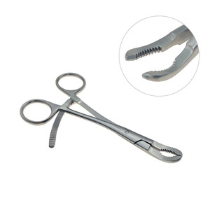 Pince orthopédique professionnelle pour phalanges, à mâchoires dentées, autoclavable, en acier inoxydable, kit chirurgical manuel pour hôpital - Product Image 1