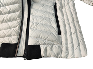 <b>Quilted</b> Winter <b>Jacket</b> Women Full Sleeve Solid Color Polyester Wadding Zipper Closure Thick Warm Coat - Product Image 5