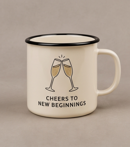 แก้วเคลือบเหล็กพิมพ์ลายแชมเปญ "Cheers To New Beginnings" สำหรับขายส่งจากโรงงานโดยตรง - Product Image 3