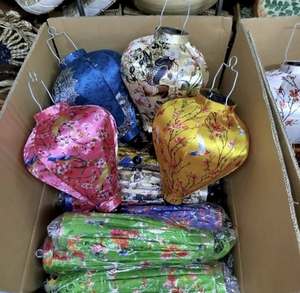 Farol de Seda de Bambú al por Mayor de Última Tendencia - Tradicional Vietnamita para Bodas y Cumpleaños, con Logotipo Personalizado, Color Personalizado, Paquete Multipieza - Product Image 1