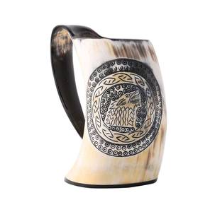 100% Premium Quality Handmade Buffalo Horn <b>Mug</b>-Natural Crafts Product - Product Image 6