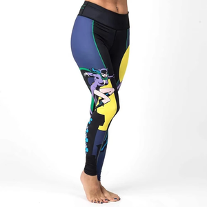 กางเกงเลกกิ้งผู้หญิงเอวสูงแบบสปอร์ต ยี่ห้อ Sublimation สำหรับยิวยิตสูและกีฬาต่อสู้  กระชับกล้ามเนื้อ ระบายอากาศได้ดี ยืดได้สี่ทิศทาง แห้งเร็ว - Product Image 1
