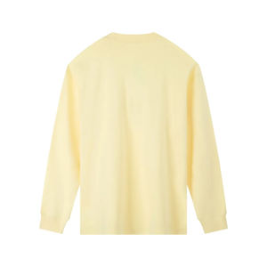 เสื้อยืดแขนยาวผ้าฝ้าย 100% ดีไซน์เรียบๆ ปักโลโก้ได้ตามสั่ง ทรงโอเวอร์ไซส์ ใส่ได้ทั้งผู้ชายและผู้หญิง เหมาะสำหรับนักศึกษา - Product Image 2