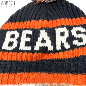 Bonnets unisexes tricotés à la main de haute qualité, avec pompon, pour l'automne et l'hiver, personnalisables avec logo d'équipe, style décontracté et uni - Product Image 6
