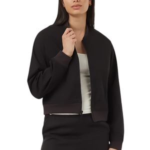 Blouson Bomber Femme Haut de Gamme Personnalisable Imperméable Coupe-Vent Broderie Fermeture Éclair Vêtement d'extérieur Manches Détachables pour Marquage - Product Image 1