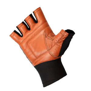 Premium Quality Wrist Support Non <b>Slip</b> Palm Protection <b>Half</b> Finger Weightlifting Gloves Microfiber Gloves - Product Image 2