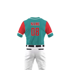 Ensemble short et maillot de baseball respirant, anti-bactérien, séchage rapide, grande taille, personnalisé, prix direct usine du premier fabricant, 100% coton - Product Image 5