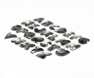 Diamantes de laboratorio con corte excelente de sal y pimienta, letras del alfabeto A-Z, corte único, color E, F, claridad VVS-VS, ideales para joyería. ¡Gran venta! - Product Image 4