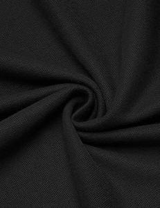 เสื้อโปโลแขนสั้นแบบมีซิป ทรงพอดีตัว ผ้าเรียบ เสื้อโปโลแบบกำหนดเอง เสื้อโปโลสำหรับกอล์ฟ - Product Image 6