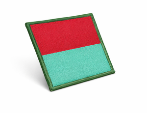 Parche Bordado Personalizado Estilo Paracaidista del 4º Regimiento, Insignia Azul Cielo y Roja para Uniforme - Product Image 3