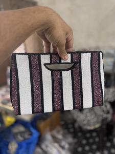 Bolso de mensajero de mujer hecho a mano de gran capacidad de diseñador de estilo bohemio indio bolso de compras de noche estilo bohemio con cuentas al por mayor - Product Image 4