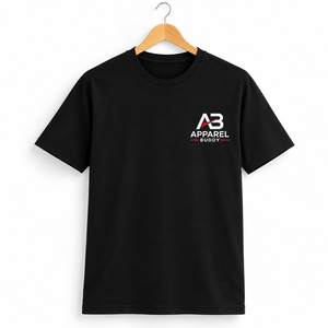 เสื้อยืดแขนสั้นผู้ชายแบรนด์ AMY ผ้าฝ้าย 100% ทรงปกติ รับสกรีนโลโก้ ขายส่ง - Product Image 4