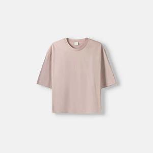 เสื้อยืดทรงบ็อกซี่ผู้ชายแบบลำลอง ใส่สบาย ทรงปกติ ผ้าฝ้าย 100%  ลายตัวอักษรโลโก้ด้านหน้า แขนสั้น ระบายอากาศได้ดี - Product Image 6