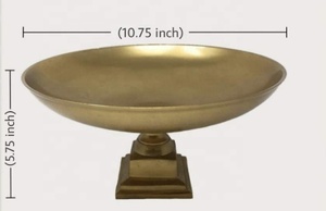 Utensilios de cocina ecológicos de Metal galvanizado, cuencos de frutas, cuencos decorativos de mesa, soldadura de latón dorado, servicio de diseño elegante - Product Image 6