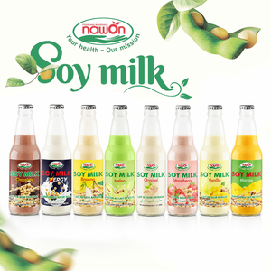 Original Soy Beans Milk Drink Private Label Beverage OEM 300ml Packaged Box Glass <b>Bottle</b> for Wholesale Programs - Product Image 3