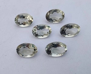 Natural <b>Green</b> <b>Amethyst</b> Prasiolite Oval Faceted Cut Loose Gemstone for Jewelry Designers <b>Ring</b> Setting Pendant Making Wholesale - Product Image 2