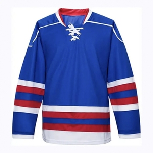 Jersey de hockey sobre hielo de nuevo estilo con MOQ bajo, servicio OEM, diseño personalizado, el más vendido por Alexandria Industries - Product Image 1