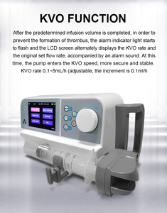 Pompe à seringue médicale OSEN bon marché Pompe à seringue portable Pompe à seringue électrique médicale pour hôpital vétérinaire - Product Image 3