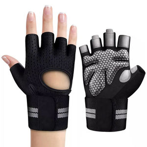 Gants de musculation personnalisés avec logo OEM, support de poignet antidérapant, pour entraînement en salle de sport, prix de gros - Product Image 4