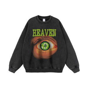 เสื้อฮู้ดผู้ชายพิมพ์ลาย Heaven Eye ผ้าฝ้าย ซิปหน้า สวมใส่สบายๆ สไตล์สตรีทแวร์ แขนยาว ผ้าถัก กันน้ำ ระบายอากาศได้ดี - Product Image 1