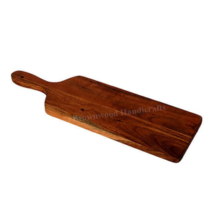 Natural Wood Finished Color Handmade Kitchenware Cutting Chopping Board 100% Natural Mango Wood Chopping Board Made in India - Product Image 1