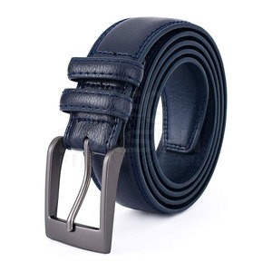 Cinturón de Cuero Vacuno para Hombre, Moderno, con Hebilla de Cobre, Duradero y Ajustable, para un Estilo Casual - Product Image 2