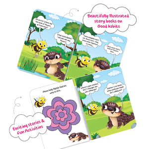 Kit de Libros de la Serie para Aprendizaje Temprano de Biplob, Libro 9: El Pangolín, para Quienes Nunca Mentieron, Libros de Rompecabezas con Audio sobre Buenos Hábitos - Product Image 2