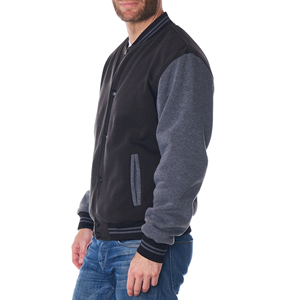 Nueva Chaqueta Varsity de Invierno con Diseño Personalizado, Estilo Urbano Unisex, Geométrica, Impermeable, 100% Lana, Ropa Urbana 2026 - Product Image 2