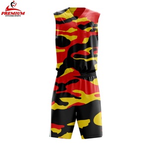 Uniforme de basket-ball personnalisé avec logo d'équipe, jersey imprimé et cousu de haute qualité, prix compétitif, nouveau modèle, service OEM - Product Image 1