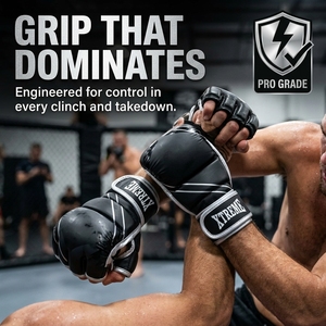 Gants de MMA en gros, réglables, avec sangle de poignet, pour arts martiaux, compétition, équipement de combat, vêtements de sport en cuir PU - Product Image 6