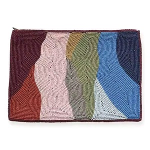 Handmade Premium Quality <b>Small</b> Colorful Clutch Vintage Style Beaded Purse With Embroidery Decoration Coin Pouch Purse Bag <b>Gift</b> - Product Image 6