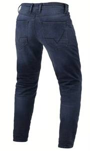 Jeans en denim stretch coupe skinny pour homme, couleur foncée, sur mesure |   Pantalon en denim de coton coupe slim |   Jeans décontractés pour hommes |   OEM Privé - Product Image 3