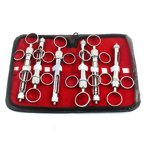 Kit de Instrumentos Quirúrgicos Dentales Manuales de Acero Inoxidable con Empuñadura Moleteada Plateada, Clase I, Certificado CE - Product Image 2