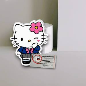 Paleta Personalizada Ecológica Rosa Floral Hello Kitty con Diamantes, Círculos y Cuadrados, Magnética, Acrílica, para Extensiones de Pestañas - Product Image 4