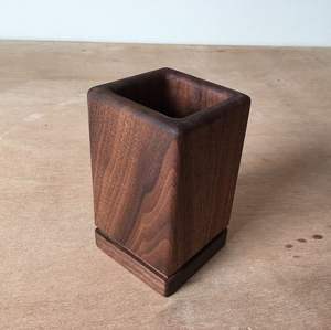 Porte-stylos carré moderne en bois, boîte à crayons avec affichage de la température, taille personnalisable, impression possible – Meilleures ventes - Product Image 5