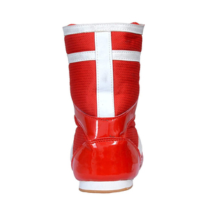 Zapatillas de Boxeo Clásicas con Cordones y Parches de Poliéster, Calzado de Ring de Estilo Tradicional, Suela de Alto Rebote, Flexibles, para Luchadores Avanzados - Product Image 2
