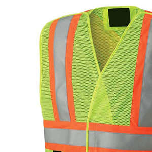 Chaleco de seguridad con logotipo y diseño personalizados, chaleco de primera calidad, ligero, cómodo, seguro de usar, chaleco de seguridad OEM - Product Image 3