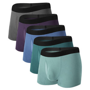 Sous-vêtements pour hommes fabriqués au Pakistan, personnalisés avec logo, caleçons boxers en coton, différentes couleurs. - Product Image 1