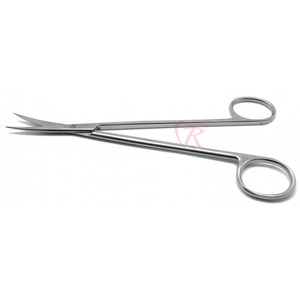 กรรไกรผ่าตัดรุ่น Rootcare Surgical Kelly Scissor ด้ามจับสีทอง คุณภาพระดับมืออาชีพ ได้รับการรับรองมาตรฐาน CE  พร้อมบริการสกรีนโลโก้ ชุดอุปกรณ์ผ่าตัดสำหรับโรงพยาบาล ใช้สำหรับการผ่าตัดทางทันตกรรม - Product Image 2