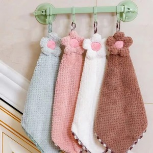 Toalla de Mano de Algodón de Estilo Moderno, Suave y Lisa, para Baño, Salón, Spa, Gimnasio, Fabricante Mayorista, Apliques Florales de Algodón - Product Image 1
