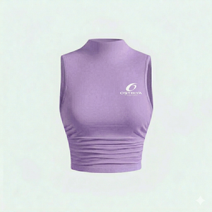 Ostriya Intl Último Estilo, Camiseta sin Mangas de Lona Tejida para Mujer, de Secado Rápido, Transpirable y Antiencogimiento, Colección de Verano, Ropa Deportiva Informal - Product Image 1